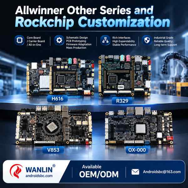 RK3588 HDMI 2.1 8K output board for USA Buyers: Rockchip RK3588 Board Export by Wanlin China Factory