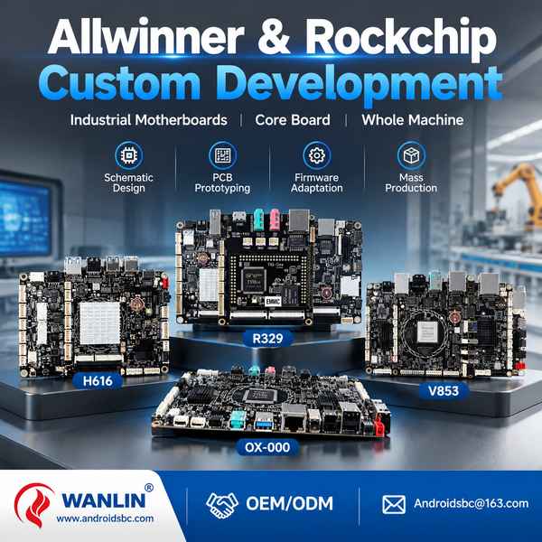 Allwinner T527 edge inference controller board for Thailand Buyers: Allwinner T527 Board Export by Wanlin China Factory