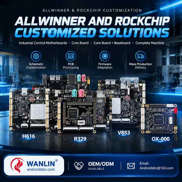 Allwinner H618 WiFi6 BT5.0 motherboard for Portugal Buyers: Allwinner H618 Board Export by Wanlin China Factory