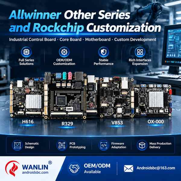RK3288 Gigabit Ethernet WiFi BT board for Italy Buyers: Rockchip RK3288 Board Export by Wanlin China