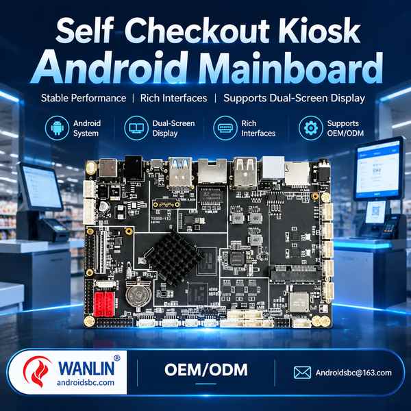 AndroidSBC WF-A1300 (WF-A1300-A) from Wanlin Longgang source factory for Athens entry-level self-checkout cashier board AndroidSBC WF-A1300 Self-Service Checkout Android Motherboard for Athens, Greece
