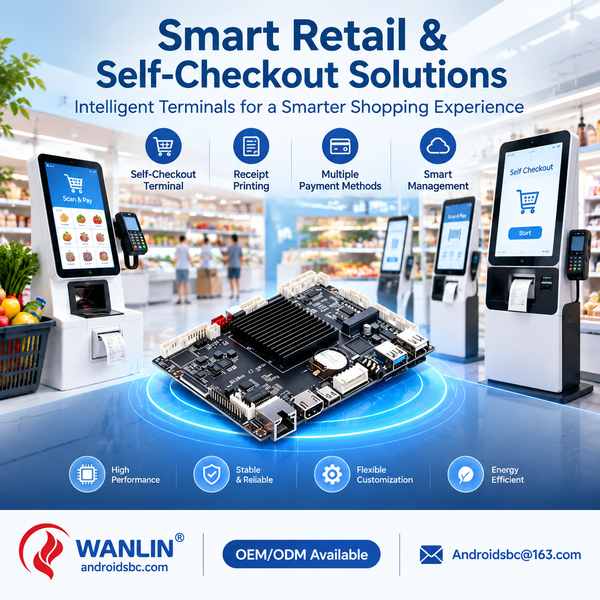 AndroidSBC WF-A1313 Smart Checkout Counter Android Motherboard for Jakarta, Indonesia