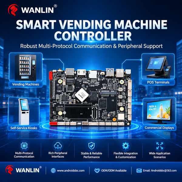AndroidSBC WF-N8802 (WF-N8802-A) from Wanlin Longgang source factory for Athens multi-screen digital signage video wall AndroidSBC WF-N8802 New Retail Smart Terminal Android Motherboard for Athens, Greece