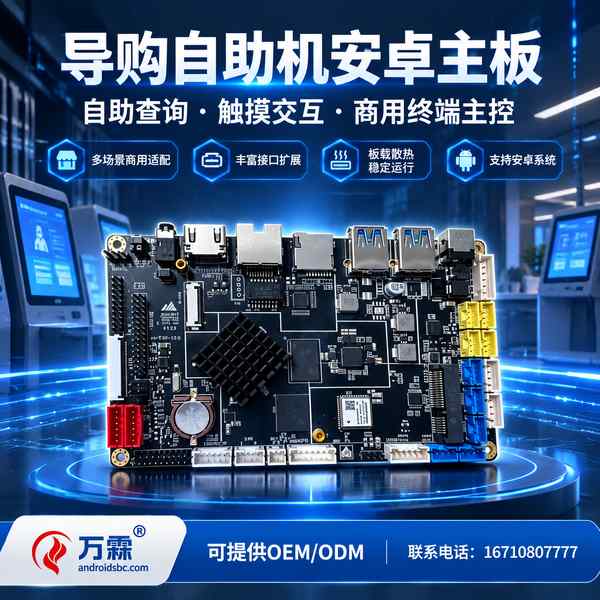 AndroidSBC WF-G3399 Smart Guide Kiosk Android Motherboard for Riyadh, Saudi Arabia