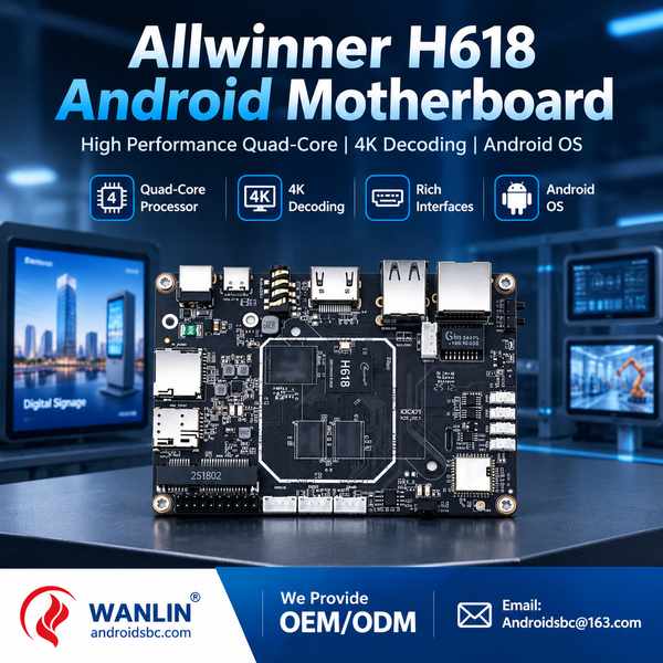 Custom Allwinner H618 Android board integration in Marseille