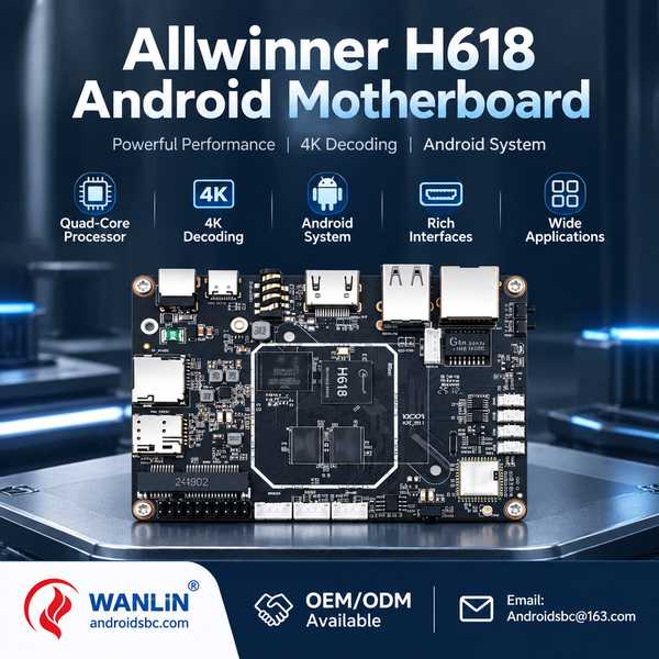 Custom Allwinner H618 Android board integration in Panama City