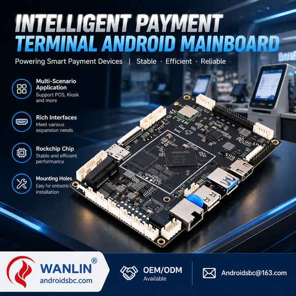 AndroidSBC WF-SPT-04 Smart Payment Terminal Android Motherboard for Ottawa, Canada